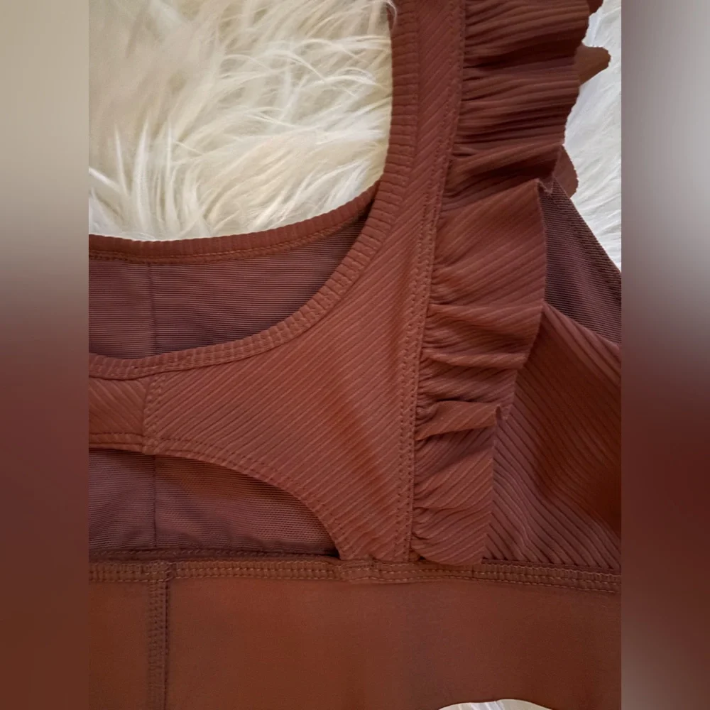 Free People Movement Ruffle Me Up Bra- only worn once! - Picture 3 of 5